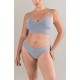 The TENCEL™ High Leg Brief Storm Grey