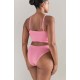 The TENCEL™ High Leg Brief Rose Pink The TENCEL™ High Leg Brief Rose Pink