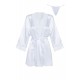 Beauty Night BN6672 Sherie Peignoir White Beauty Night BN6672 Sherie Peignoir White