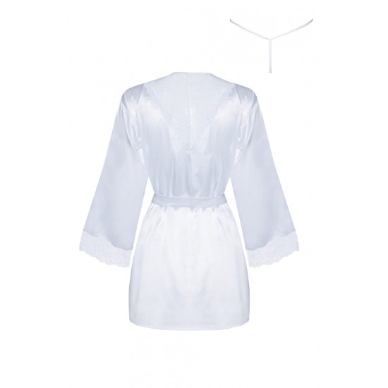 Beauty Night BN6672 Sherie Peignoir White Beauty Night BN6672 Sherie Peignoir White