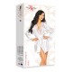 Beauty Night BN6672 Sherie Peignoir White Beauty Night BN6672 Sherie Peignoir White
