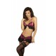 Shirley of Hollywood 31553 Black & Hot Pink Bra Set
