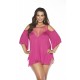 Shirley of Hollywood X3257 Sleepshirt Magenta