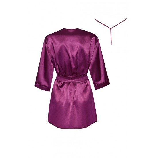 Beauty Night BN6673 Peignoir Burgundy Beauty Night BN6673 Peignoir Burgundy