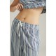 The Classic Trouser French Navy Stripe