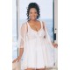 Shirley of Hollywood X3595 White 3 Piece Babydoll Shirley of Hollywood X3595 White 3 Piece Babydoll
