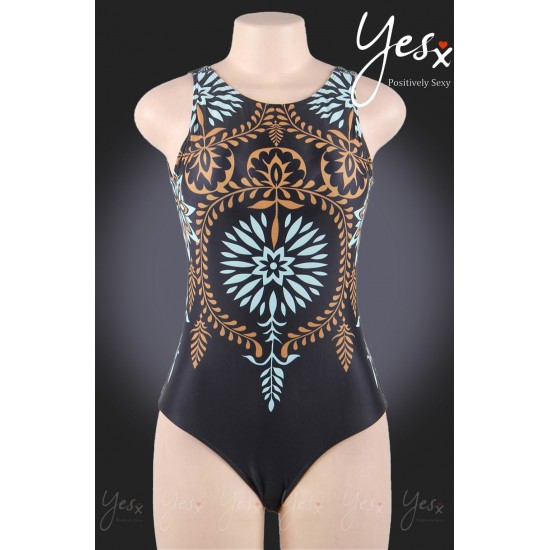 YesX YX961 One Piece Swimsuit Navy