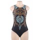 YesX YX961 One Piece Swimsuit Navy