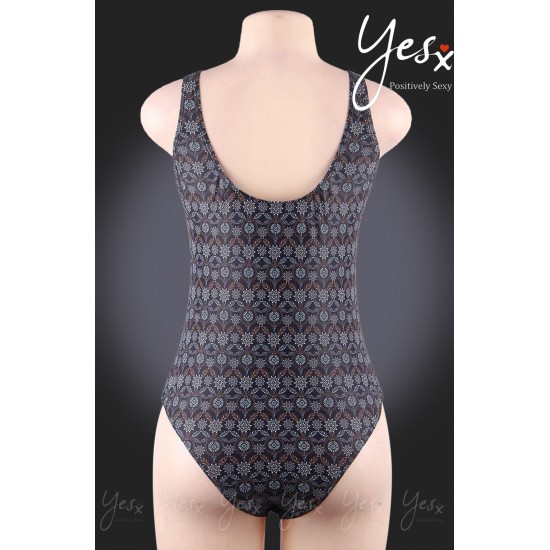 YesX YX961 One Piece Swimsuit Navy