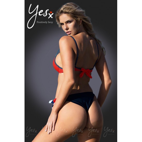 YesX YX964 Bikini 3 Piece Set Red YesX YX964 Bikini 3 Piece Set Red
