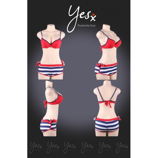 YesX YX964 Bikini 3 Piece Set Red YesX YX964 Bikini 3 Piece Set Red