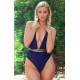 YesX YX966 One Piece Swimsuit Navy YesX YX966 One Piece Swimsuit Navy