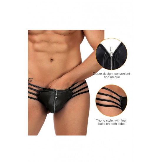 YesX YX971 Men's Thong Black
