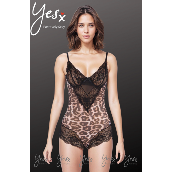 YesX YX854 Leopard Bodysuit YesX YX854 Leopard Bodysuit