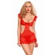 YesX YX518 Skirt Set Red