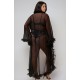 YesX YX735Q Sexy Mesh Ruffled Long Robe YesX YX735Q Sexy Mesh Ruffled Long Robe