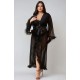 YesX YX735Q Sexy Mesh Ruffled Long Robe YesX YX735Q Sexy Mesh Ruffled Long Robe