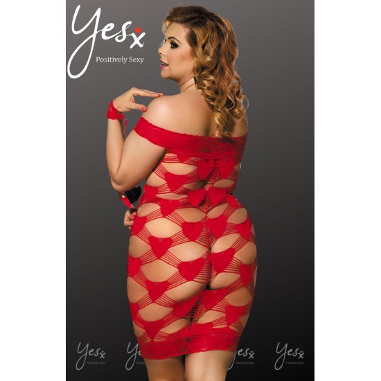 YesX YX822Q Plus Size Hearts & Handcuffs!