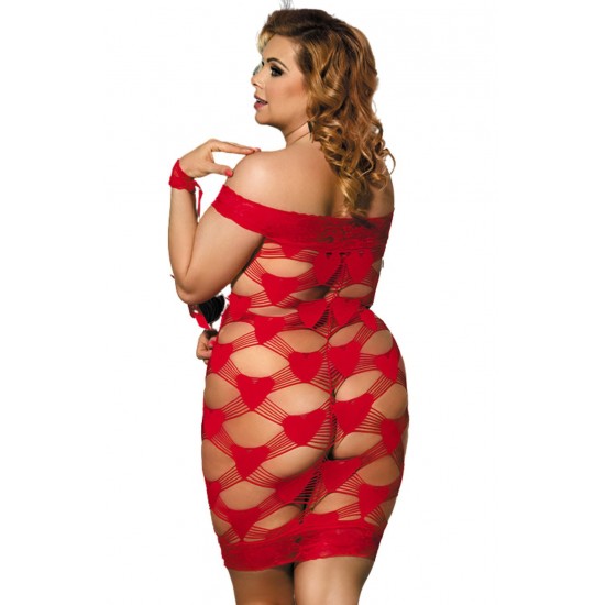 YesX YX822Q Plus Size Hearts & Handcuffs!