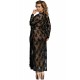 YesX YX824Q Long Black Gown