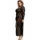 YesX YX824Q Long Black Gown