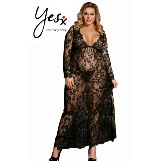 YesX YX826Q Long Gown & Thong YesX YX826Q Long Gown & Thong