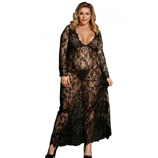 YesX YX826Q Long Gown & Thong YesX YX826Q Long Gown & Thong