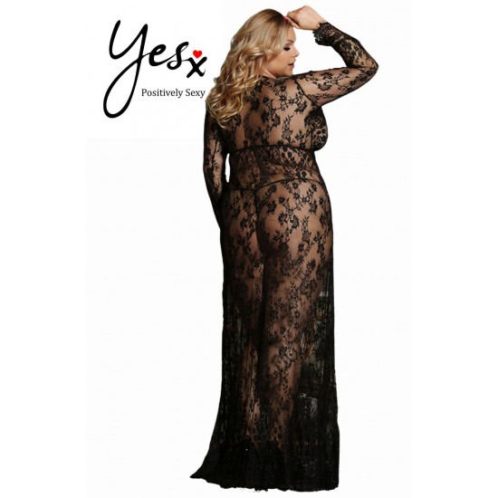 YesX YX826Q Long Gown & Thong YesX YX826Q Long Gown & Thong