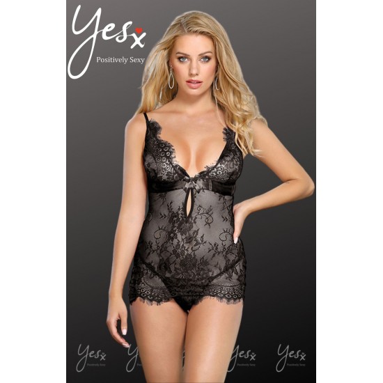 YesX YX829 Chemise Black
