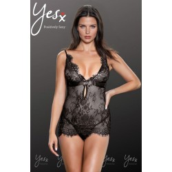 YesX YX829 Chemise Black YesX YX829 Chemise Black