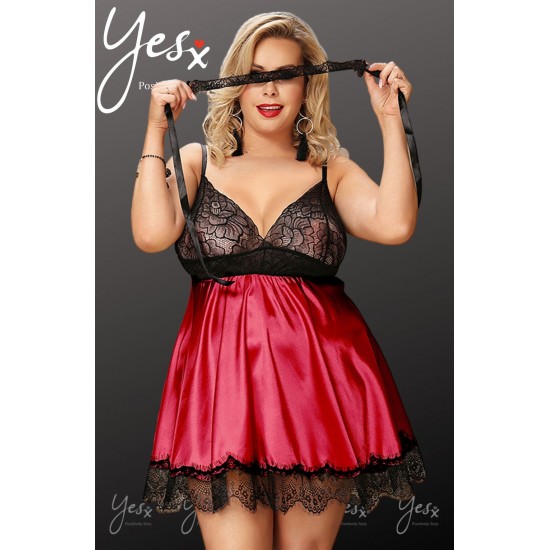 YesX YX832Q Babydoll & Blindfold YesX YX832Q Babydoll & Blindfold