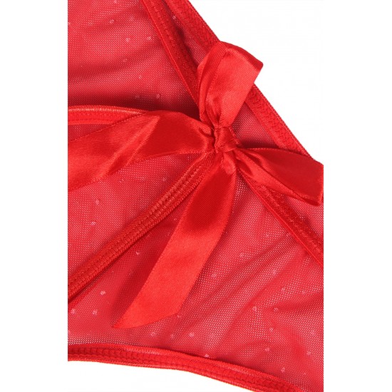 YesX YX841 Red Babydoll Set