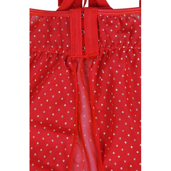 YesX YX841 Red Babydoll Set
