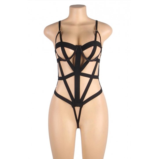 YesX YX844 Bodysuit Black YesX YX844 Bodysuit Black