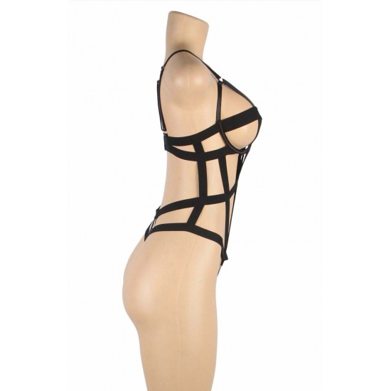 YesX YX844 Bodysuit Black YesX YX844 Bodysuit Black