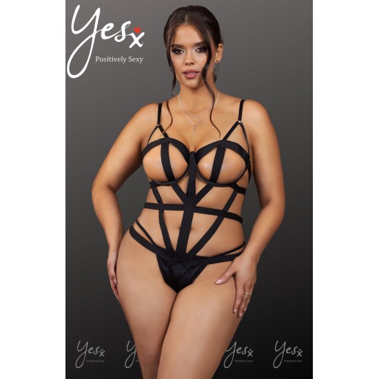 YesX YX844 Bodysuit Black YesX YX844 Bodysuit Black