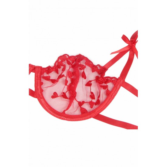 YesX YX845Q Red Bra Set YesX YX845Q Red Bra Set