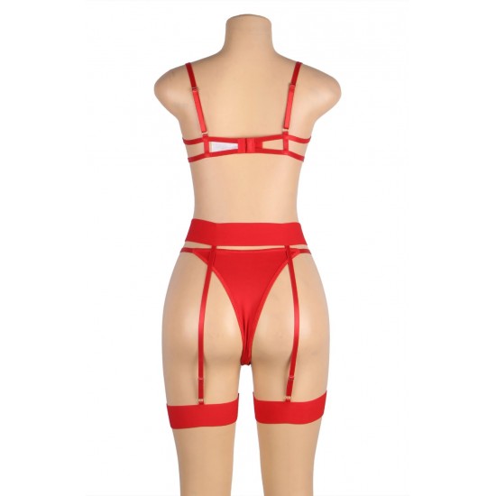 YesX YX845Q Red Bra Set YesX YX845Q Red Bra Set