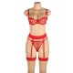 YesX YX845Q Red Bra Set YesX YX845Q Red Bra Set