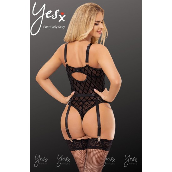 YesX YX846 Black Bodysuit YesX YX846 Black Bodysuit