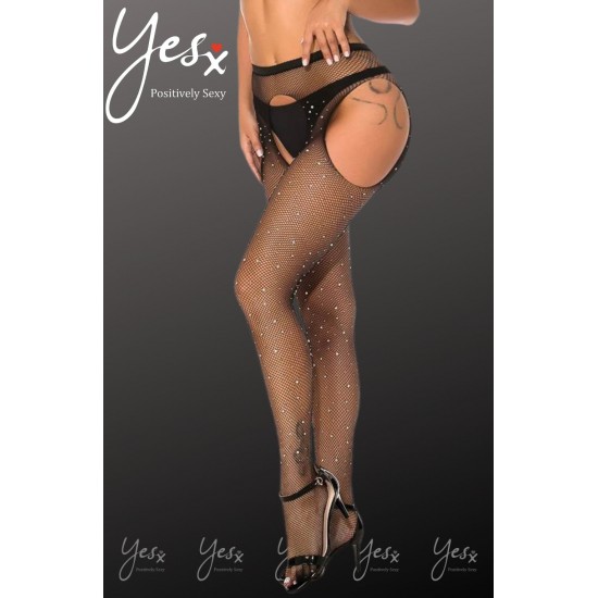 YesX YX850 Sparkly Fishnet Black YesX YX850 Sparkly Fishnet Black