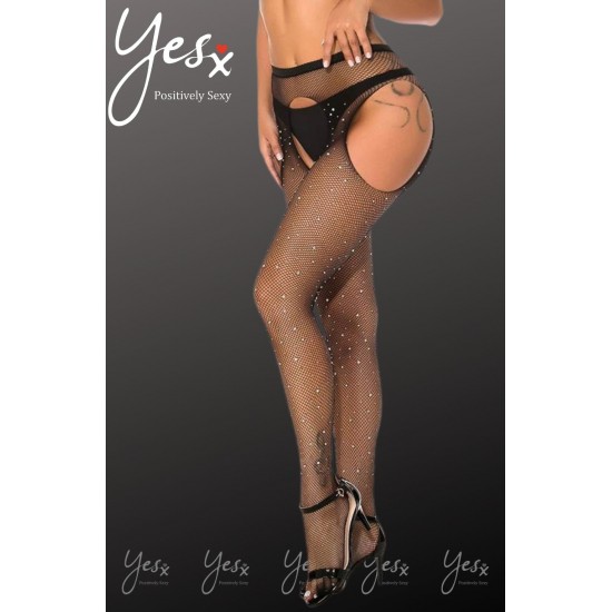 YesX YX850 Sparkly Fishnet Black YesX YX850 Sparkly Fishnet Black