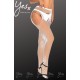 YesX YX851 Sparkly Fishnet White YesX YX851 Sparkly Fishnet White