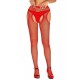YesX YX852 Sparkly Fishnet Red YesX YX852 Sparkly Fishnet Red