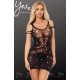 YesX YX853 Sparkly Black Dress YesX YX853 Sparkly Black Dress