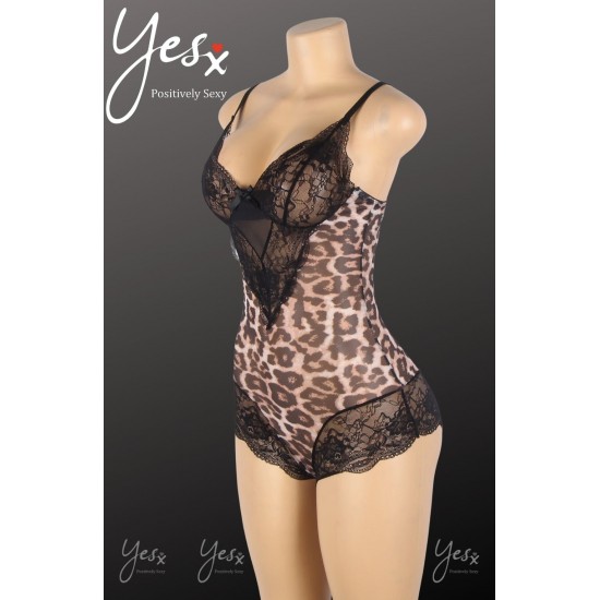 YesX YX854 Leopard Bodysuit YesX YX854 Leopard Bodysuit