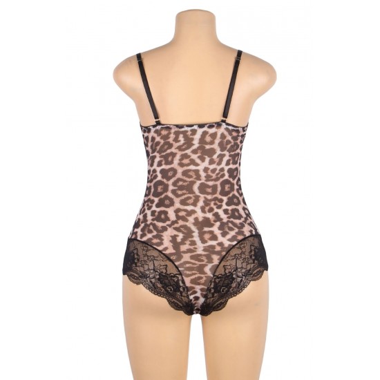 YesX YX854 Leopard Bodysuit YesX YX854 Leopard Bodysuit