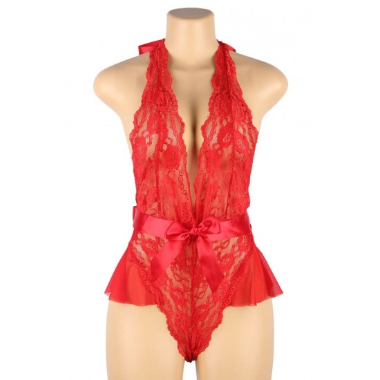 YesX YX856Q Hot Red Teddy YesX YX856Q Hot Red Teddy