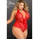 YesX YX856Q Hot Red Teddy YesX YX856Q Hot Red Teddy