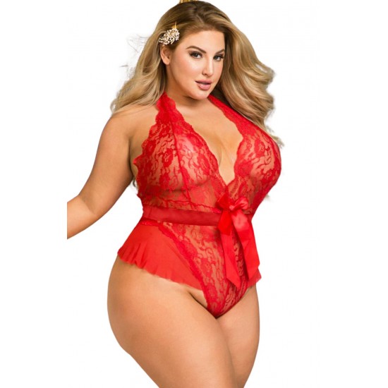 YesX YX856Q Hot Red Teddy YesX YX856Q Hot Red Teddy